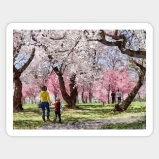 Spring - Lovely Spring Day For a Walk Sticker